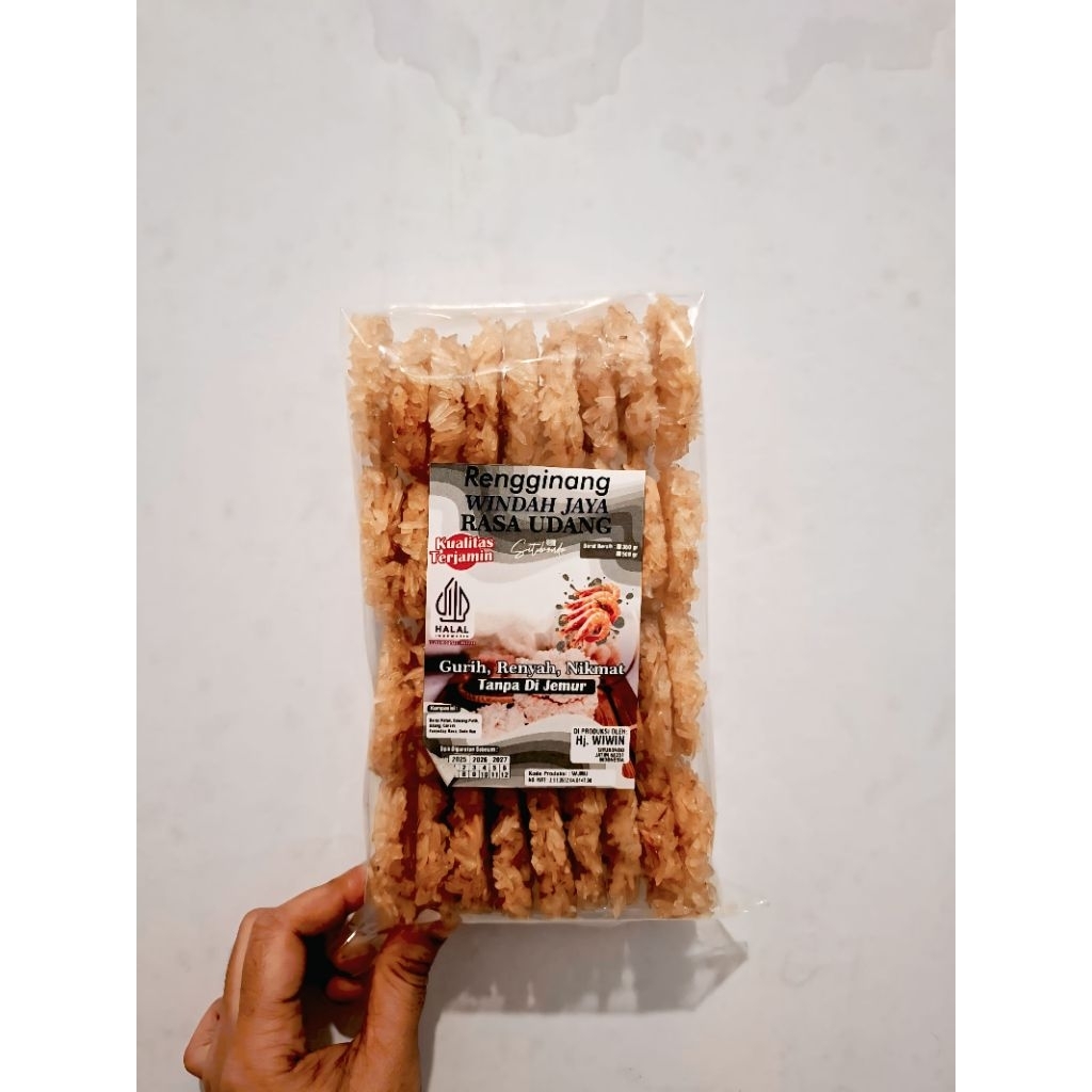 

rengginang udang mentah khas situbondo isi 40 pcs berat 350gram