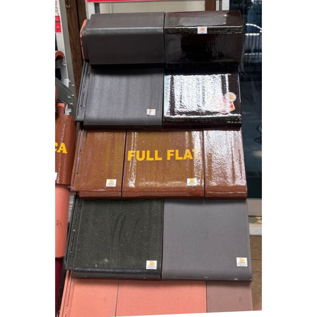 ATAP GENTENG KERAMIK KANMURI FULL FLAT