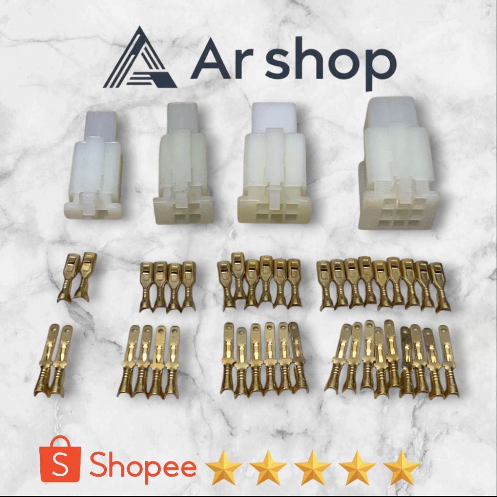 soket mini 2PIN 4PIN 6PIN 9PIN + skun soket male female