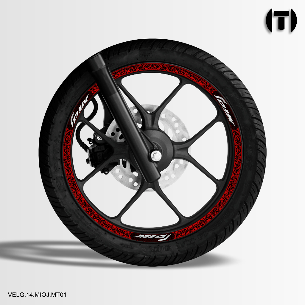 STICKER VARIASI VELG MOTOR SEMUA TYPE RING 14 MIO J MT01