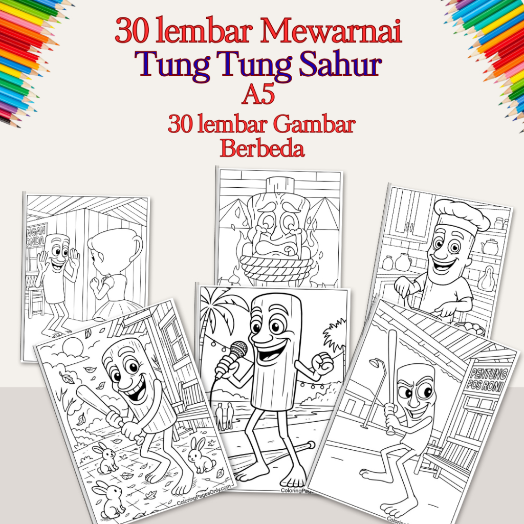 

MEWARNAI 30 LEMBAR BELLERINA cAPPUCHINA UKURAN A5 KERTAS HVS 75 GRAM