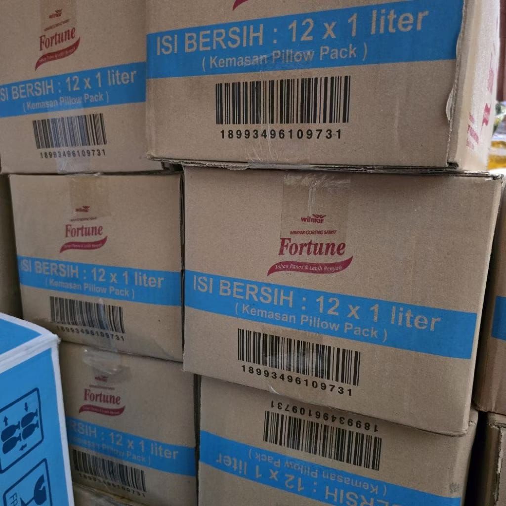 

Fortune bantal kemasan 1 liter kartonan