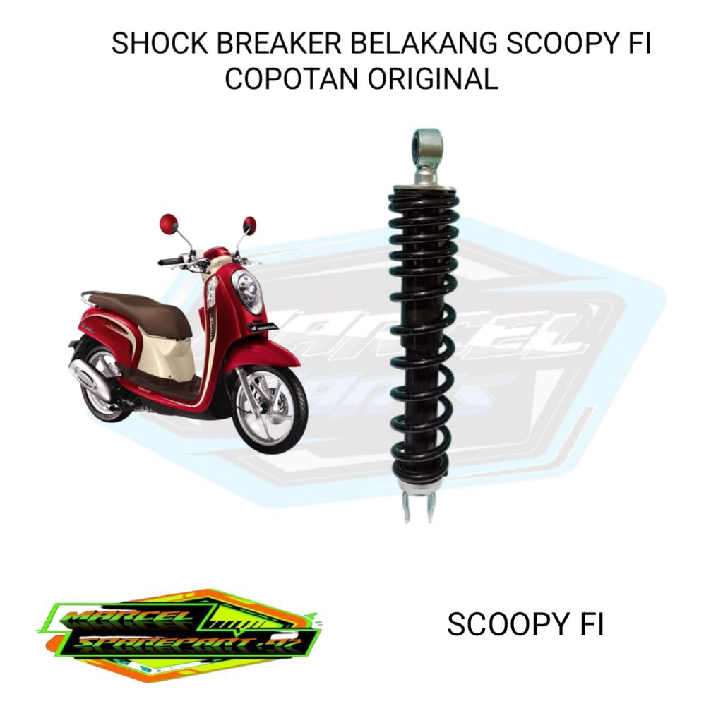Shockbreaker belakang // Honda Scoopy fi 2016 - 2021 original copotan