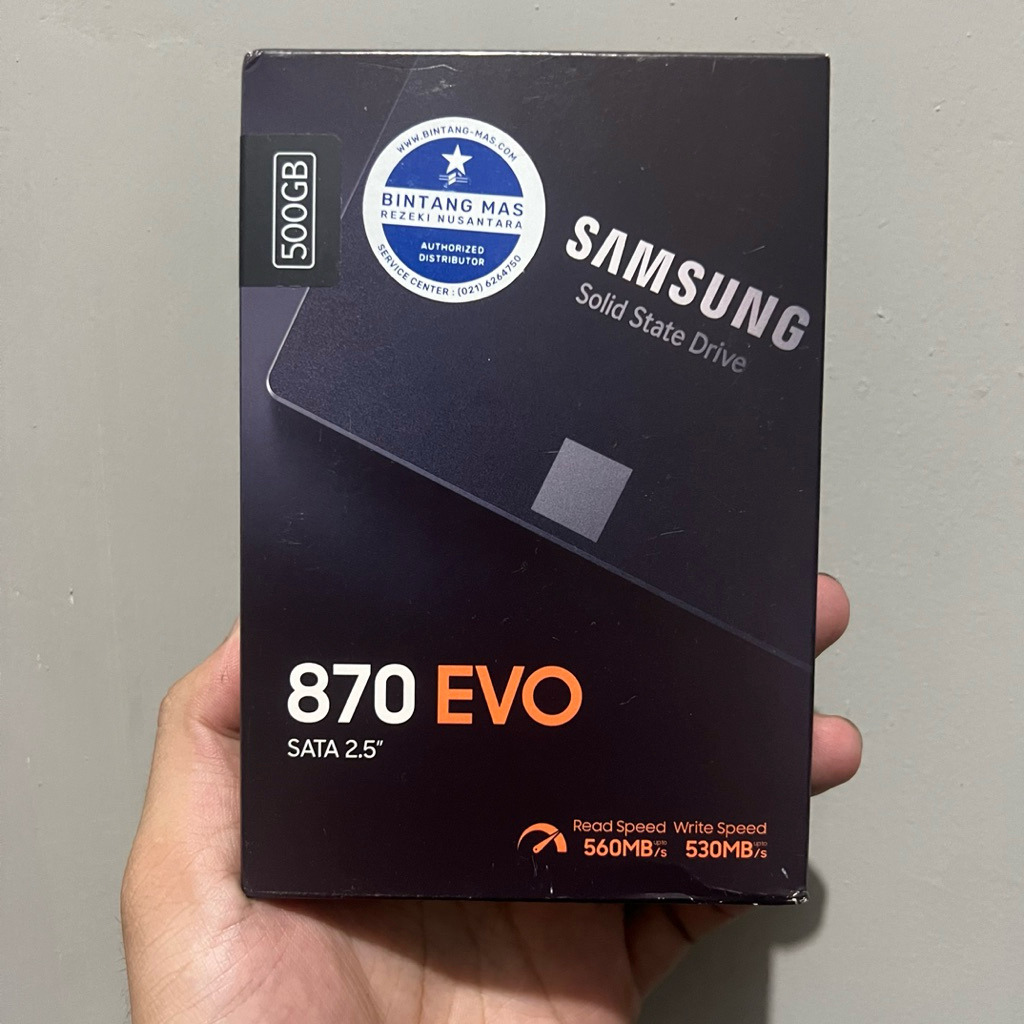 SSD SAMSUNG 870 EVO 500 GB SATA 2.5 ORIGINAL