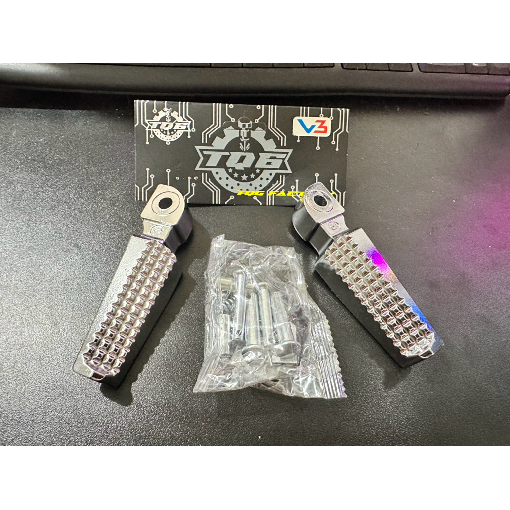 FOOTSTEP BELAKANG KROM MODEL VIETNAM TQ6 BINTIK UNIVERSAL MIO SOUL SUPRA REVO FINO MODEL TERBARU Foo