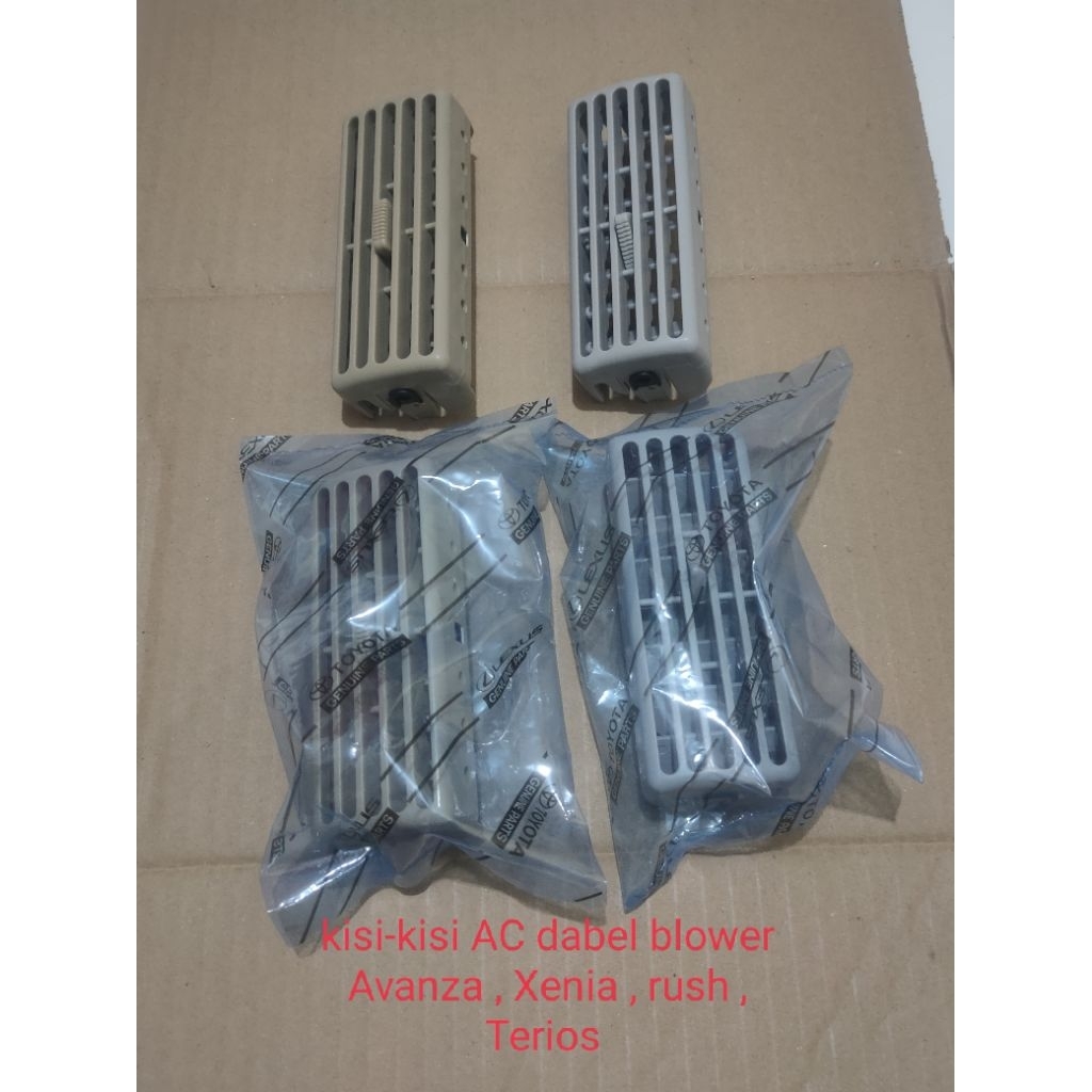 kisi-kisi AC plafon belakang double blower Avanza , Xenia , rush , Terios 2014 - 2018