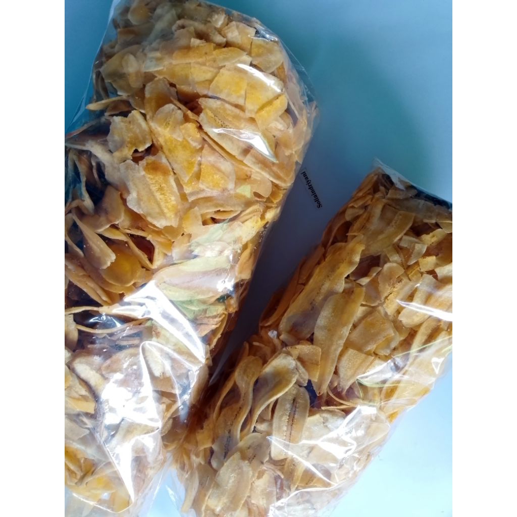 

Keripik pisang sriping gedang kepok gurih manis asin 1KG