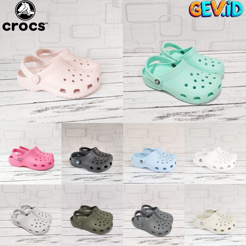 SANDAL CROCS CLASSIC CLOG - CROCS CLASSIC CLOG - SANDAL CROCS PRIA/WANITA