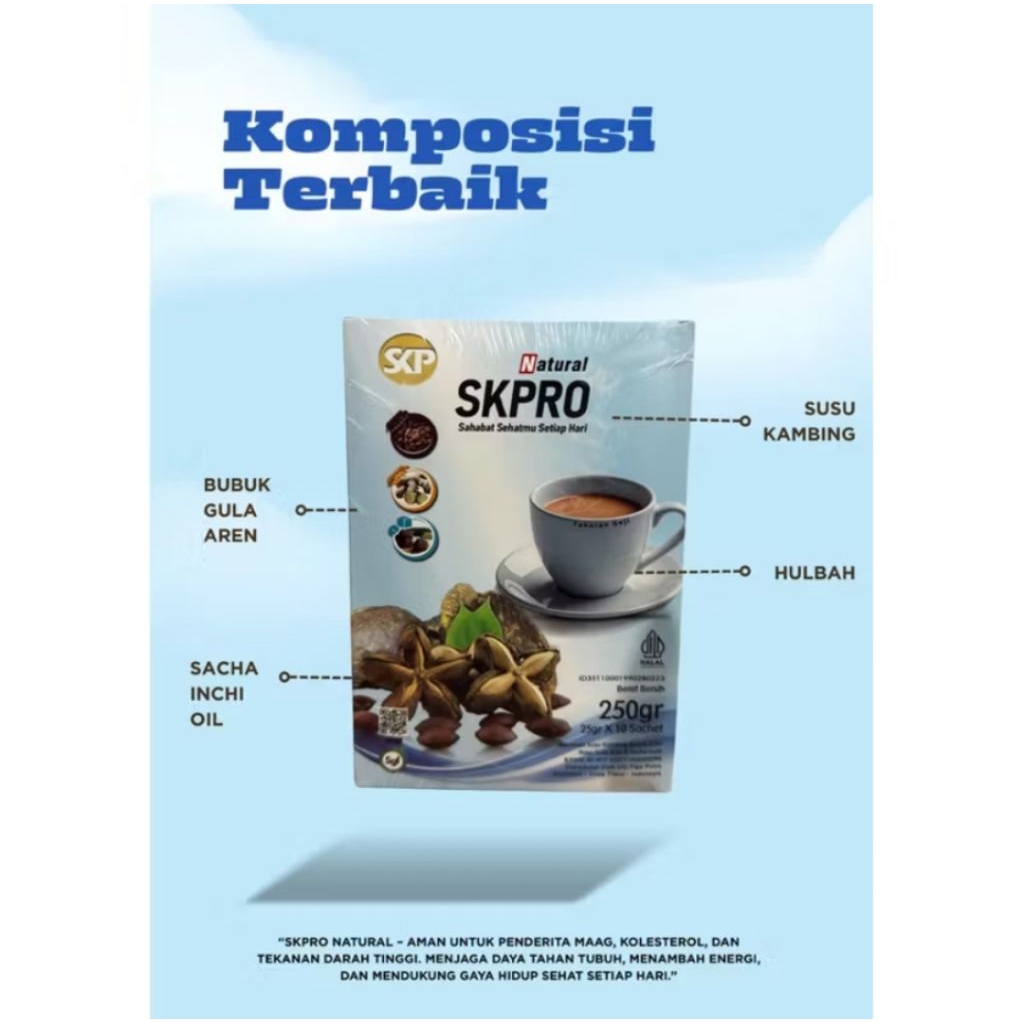 

SUKAMPRO SUSU KAMBING PROBIOTIK WITH SACHI INCHI SEJUTA MANFAAT