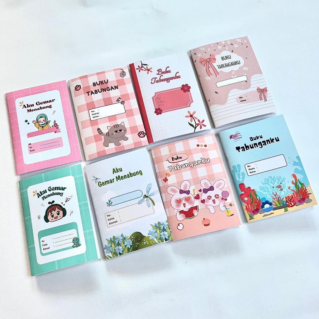 

Buku Tabungan Anak/ Savings Book Motif Custom