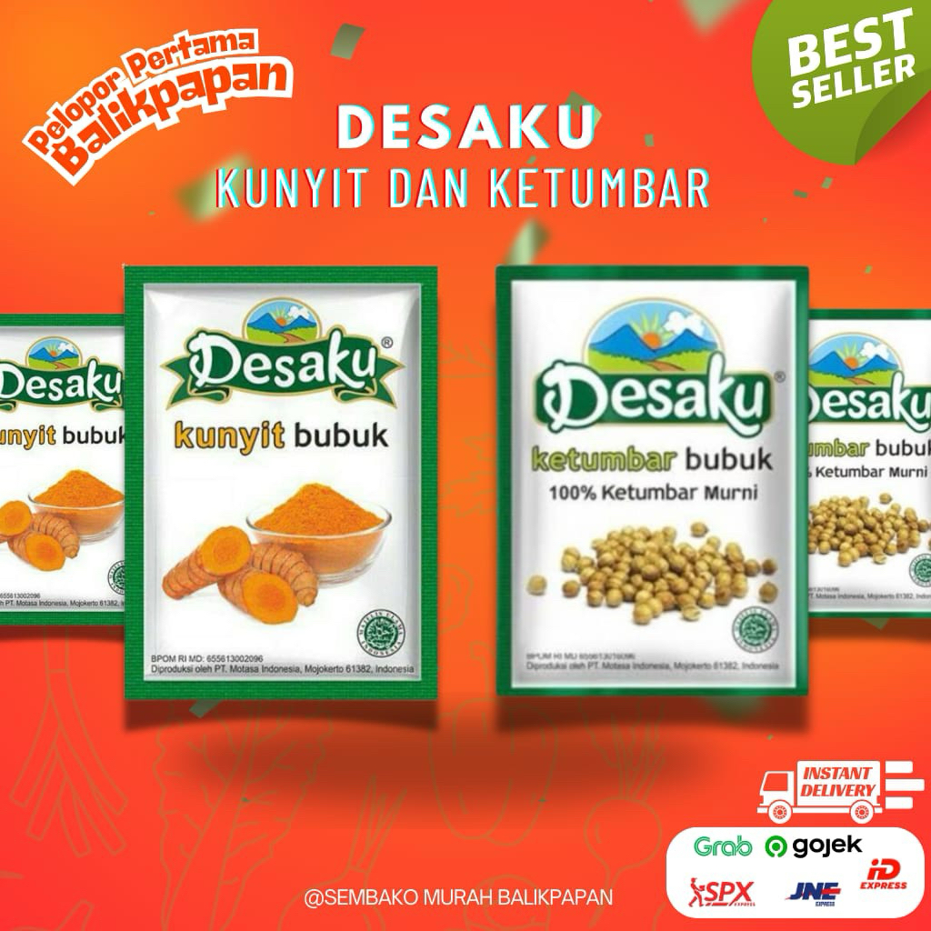 

DESAKU ketumbar bubuk dan kunyit bubuk