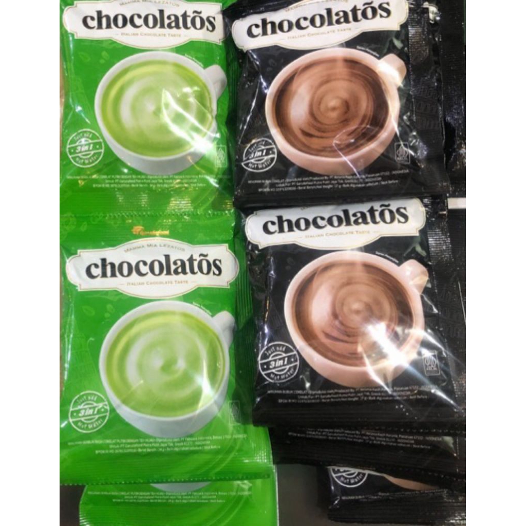 

Chocolatos Drink 1 Renceng Isi 10 Sachet