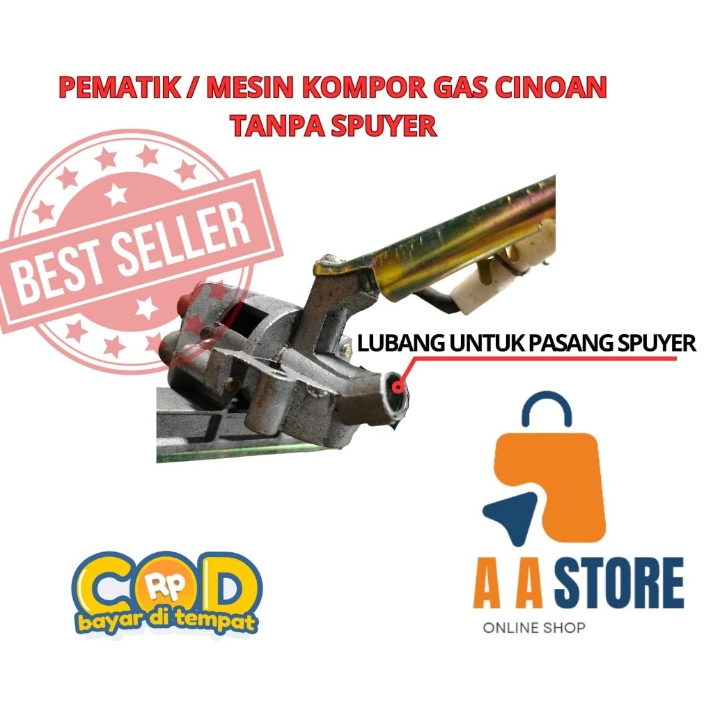 MESIN KOMPOR UNIVERSAL TANPA SPUYER / KOMPOR GAS UMUM UNIVERSAL / KOMPOR GAS 2 TUNGKU
