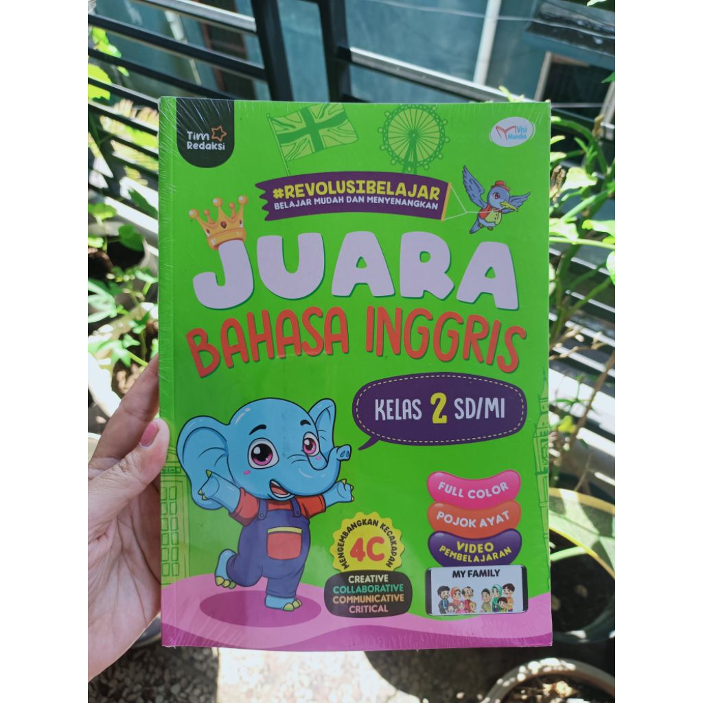 Buku Aktivitas Juara Bahasa Inggris Kelas 2 SD