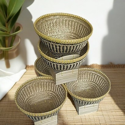 Bakul Bambu Kecil - Cepon Bambu - Ceting Bambu - Anyaman Bambu