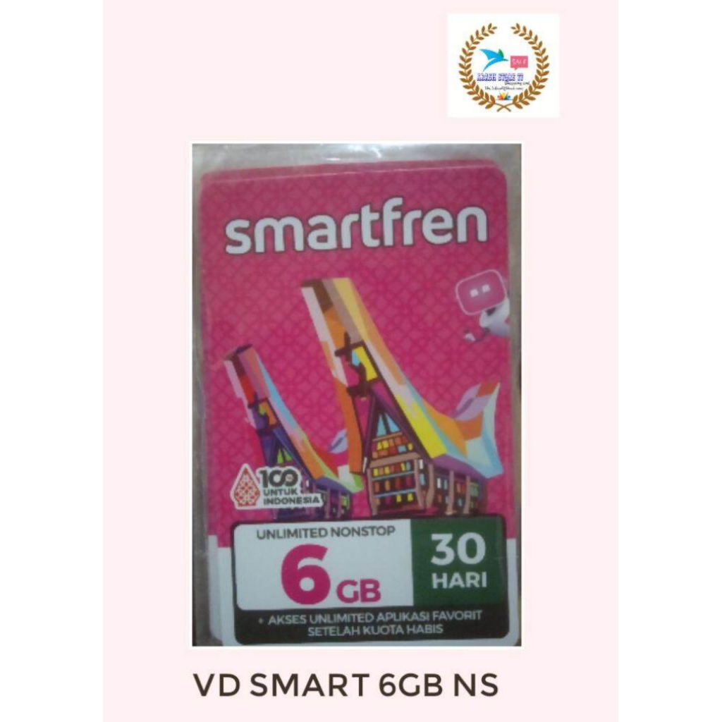 Voucher Data Smartfren 6Gb+15Gb