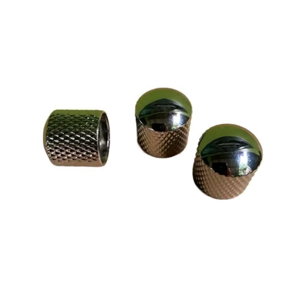 Knop Besi Gitar Listrik Gold Potensio Volume Tone Control Bulat