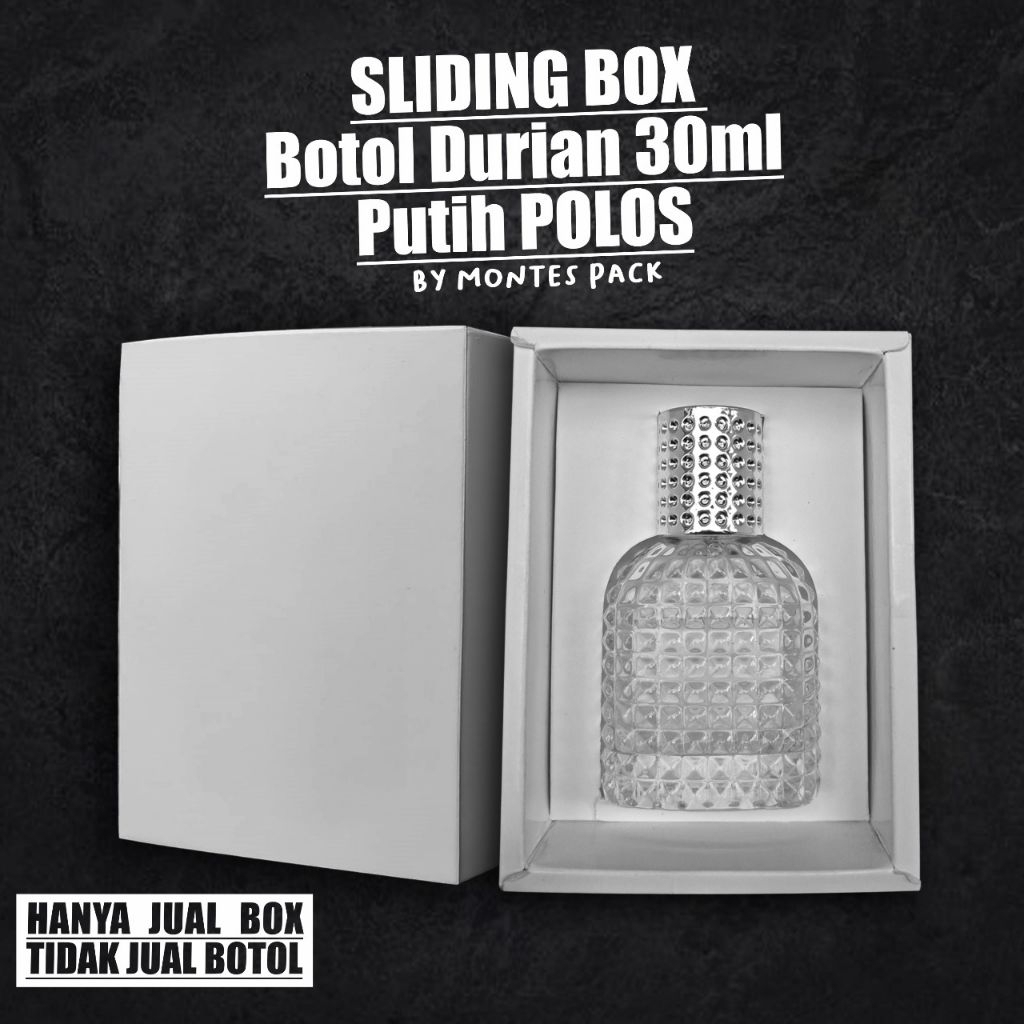 

BOX SLIDING Durian 30ml / SLIDING BOX polosan untuk botol Durian 30ml