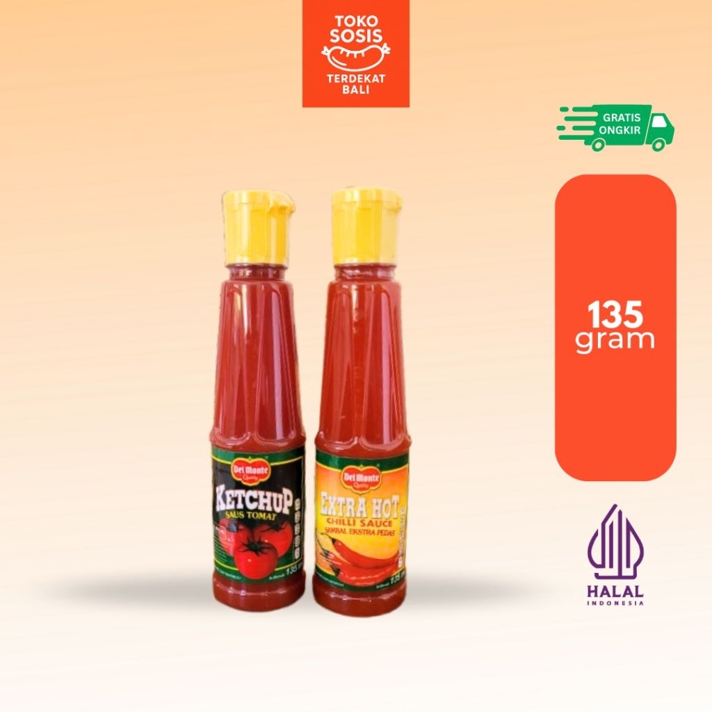 

Delmonte Saus Tomat Ekstra Hot Saus Sambal 135ml