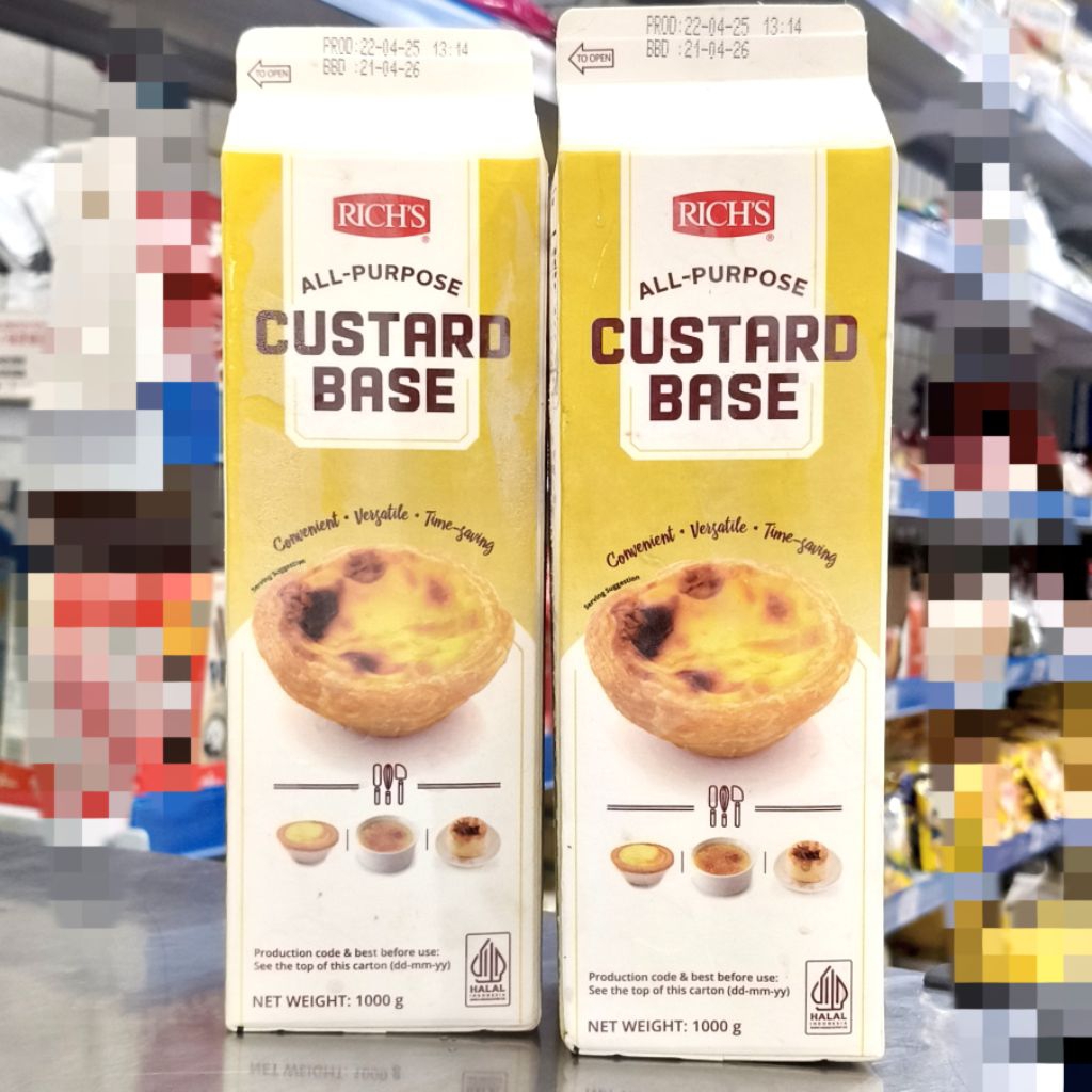 Rich's Custard Base 907gr/Custard Krim Siap Pakai/Krim Custard Siap Pakai/Custard Base Rich's