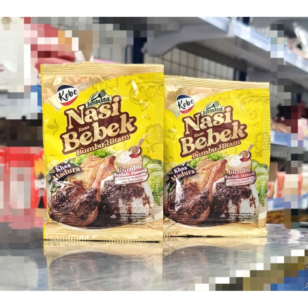 

Kobe Bumbu Nasi Bebek 25gr/Bumbu Nasi Bebek Bumbu Hitam 25gr