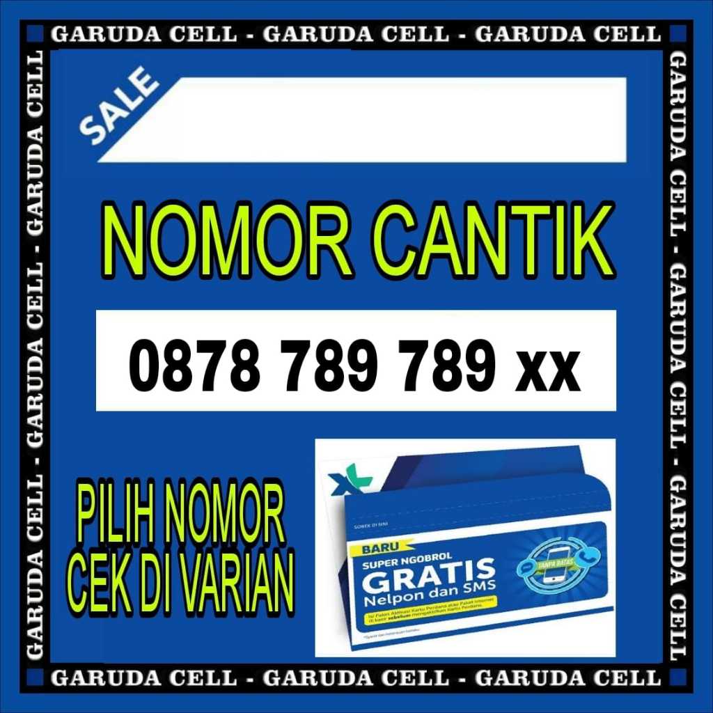 Kartu Perdana XL Nomor Cantik XL 4G Suport 5G Kartu segel 35