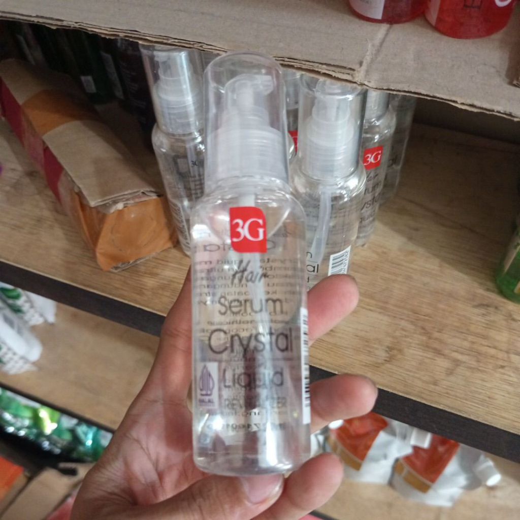 [3G] HAIR SERUM/ CRYSTAL LIQUID REVITALIZER/ SERUM RAMBUT/ VITAMIN RAMBUT/ 120ML