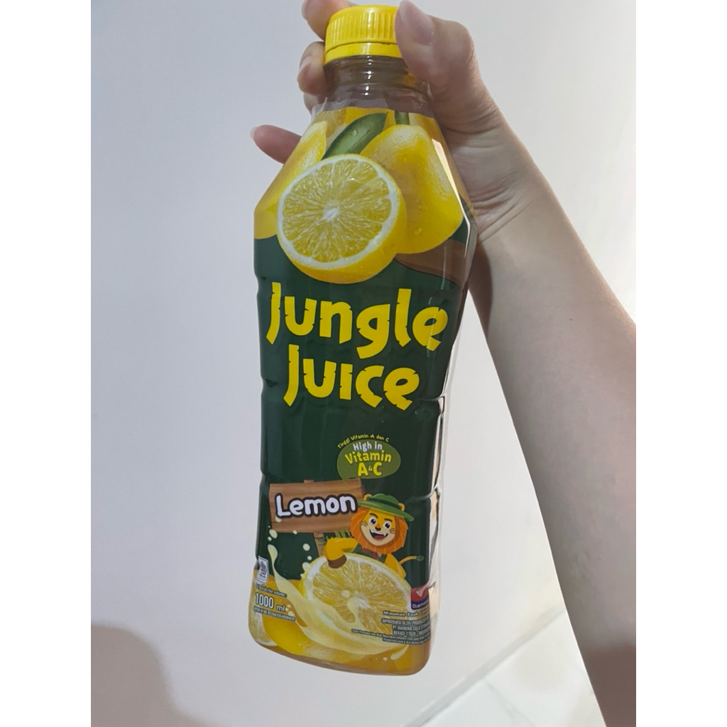 

JUNGLE JUICE LEMON 1L 1000 ml baru masih segel ed 02/26