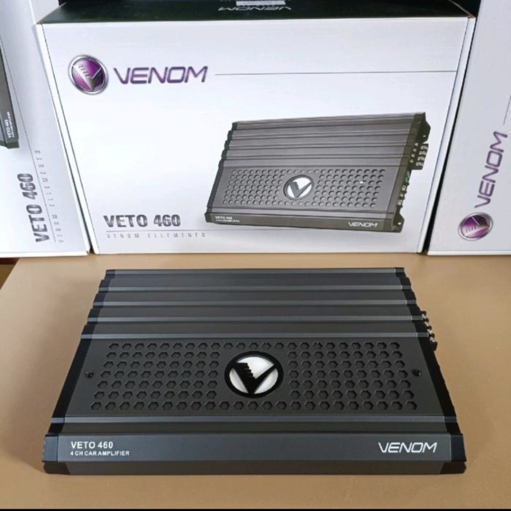 Venom Power Venom Veto 460 4Channel Venom Amplifier 4Channel Venom Veto 460