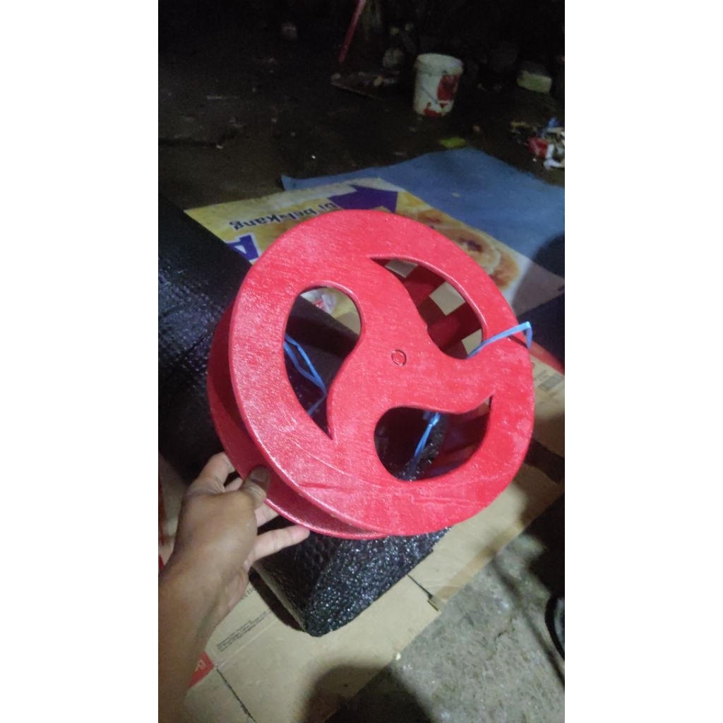 BLADU BRAZIL CARRETILHA 20 CM LUBANG CUSTOM gulungan brazil untuk layangan