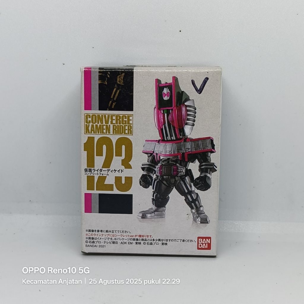 FIGURE CONVERGE KAMEN RIDER 123 - KAMEN RIDER DECADE COMPLETE FORM