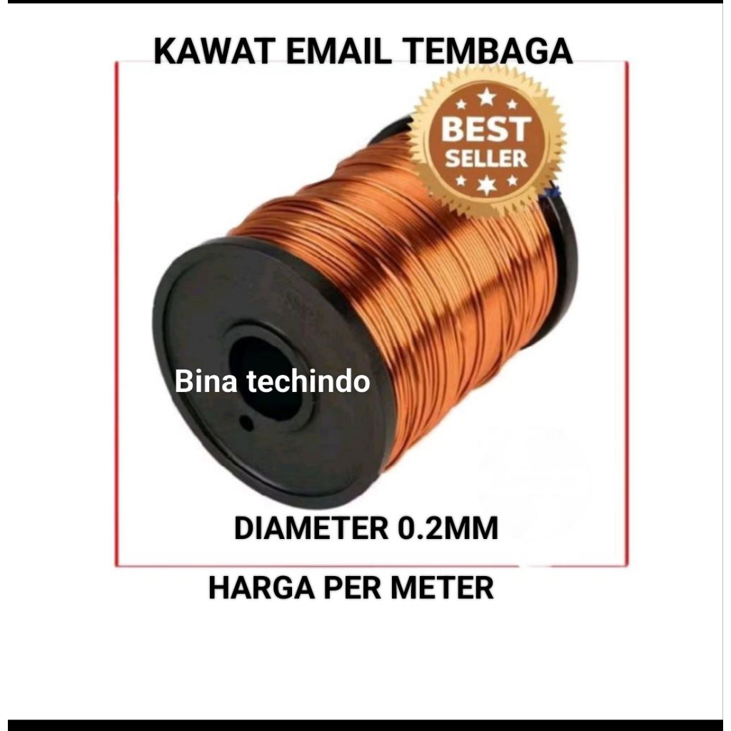 0.2MM KAWAT TEMBAGA EMAIL. KAWAT EMAIL TEMBAGA 0.2MM. KAWAT EMAIL 0.2MM. ENAMEL WIRE COOPER PER METE
