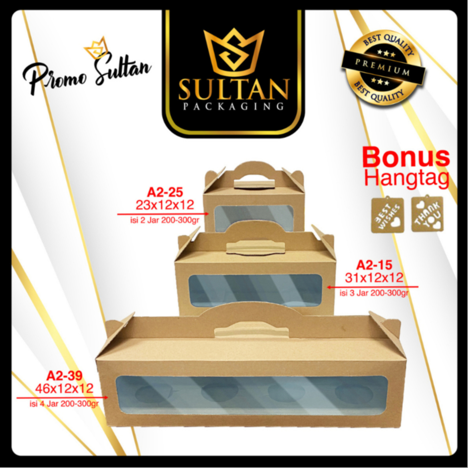 Kotak Hampers - Kotak Toples Mika - Wadah Hampers Toples Polos - A2