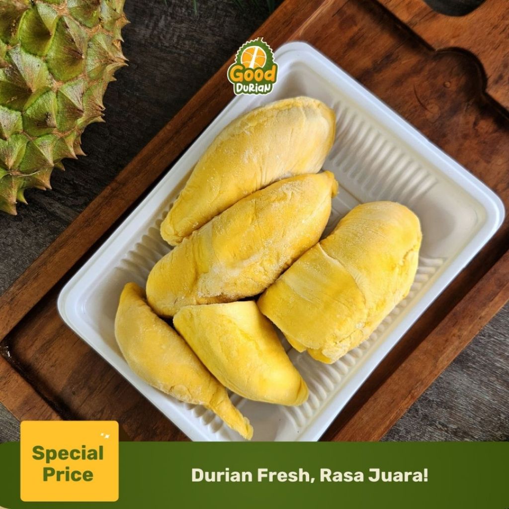 Durian Musang King Frozen Premium 400gr - Durian Frozen - Durian Premium - Good Durian