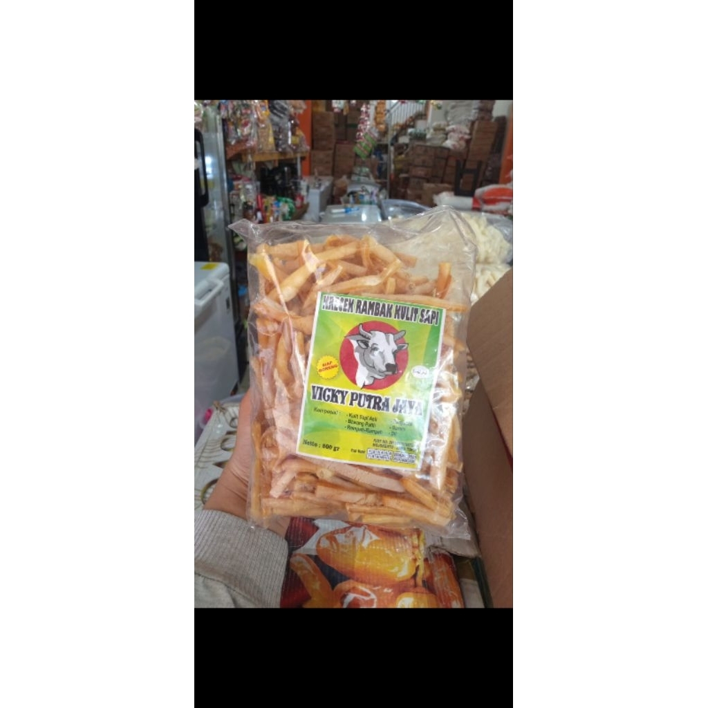 rambak kulit sapi mentah