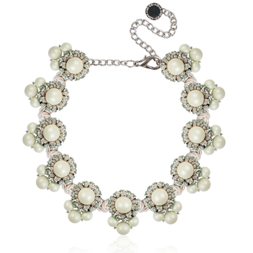 Aidan and Ice - Willow Green Necklace