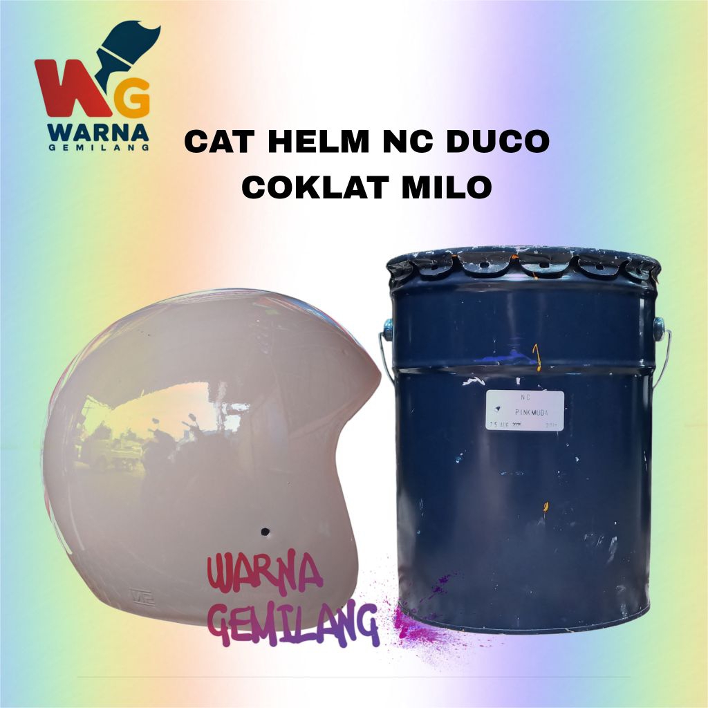 Cat Helm NC Duco Jepang Coklat Milo