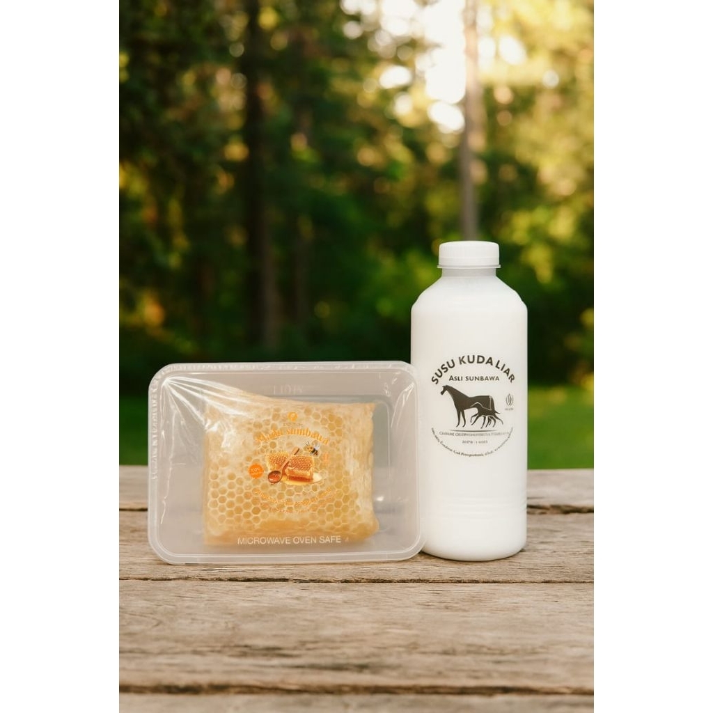 

PAKET HEMAT MADU SUMBAWA + SUSU KUDA LIAR SUMBAWA ASLI 100%