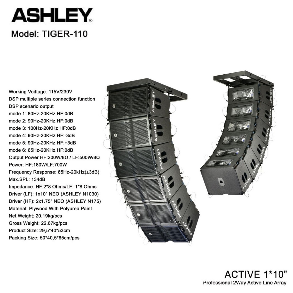 Speaker Aktif Array Ashley Tiger 110 / ARRAY AKTIF ASHLEY 110 Original New