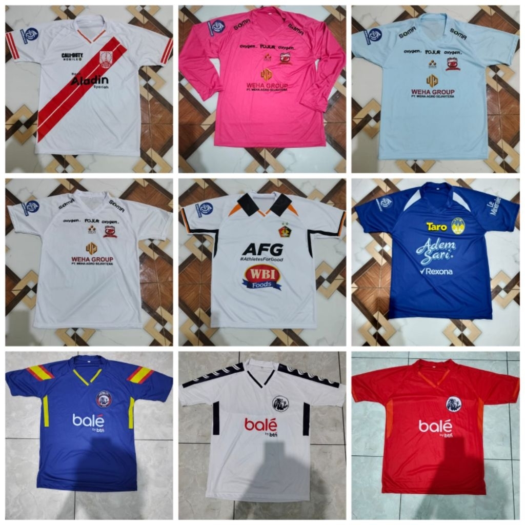jersey kaos baju bola dewasa liga indonesia retro psim