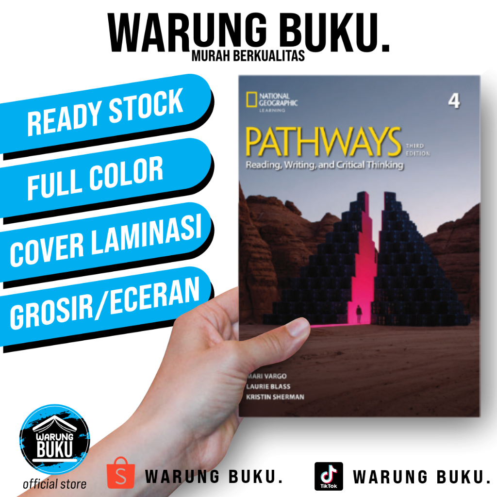 

Buku PATHWAYS 4 THIRD EDITION - Reading, Writing and Critical Thinking full color A4