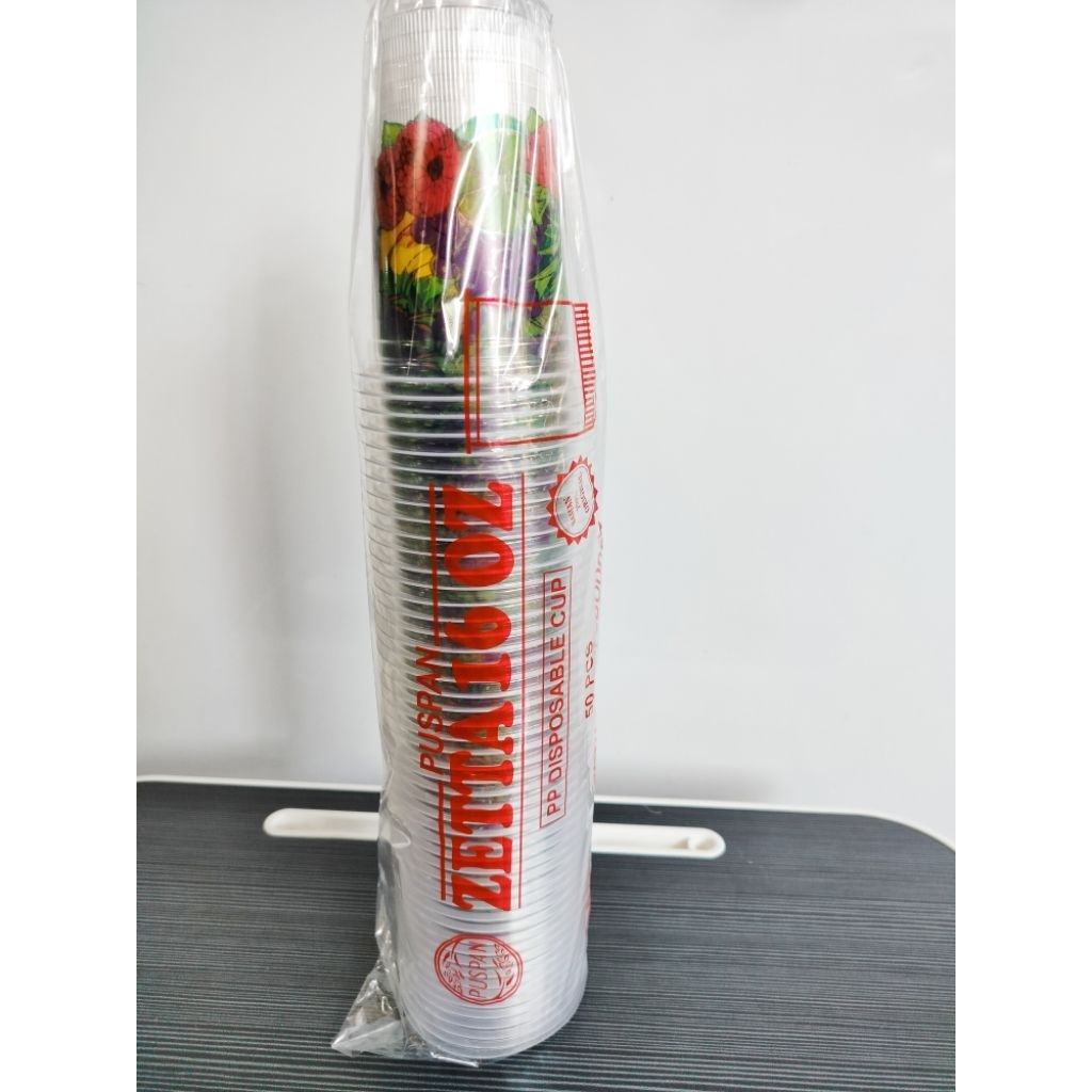 Cup PUSPAN ZETTA 16 Oz Printing Isi 50 Cup