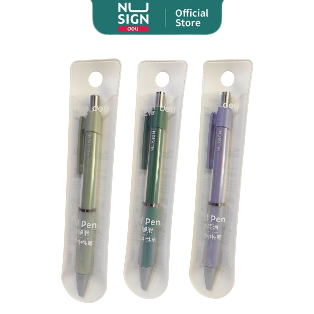 

DELI Nusign Pulpen Gel 0.5mm Black NS645