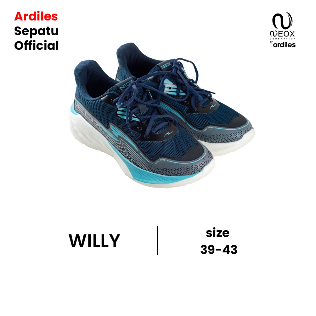 NEOX BY ARDILES WILLY NEW LIMITED EDITION | Sepatu Sneakers Pria Wanita Running
