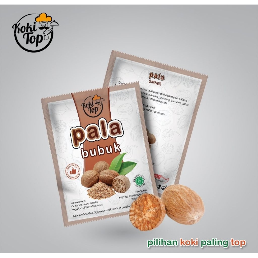 

Pala bubuk koki top 1 renteng isi 12 pcs 4g