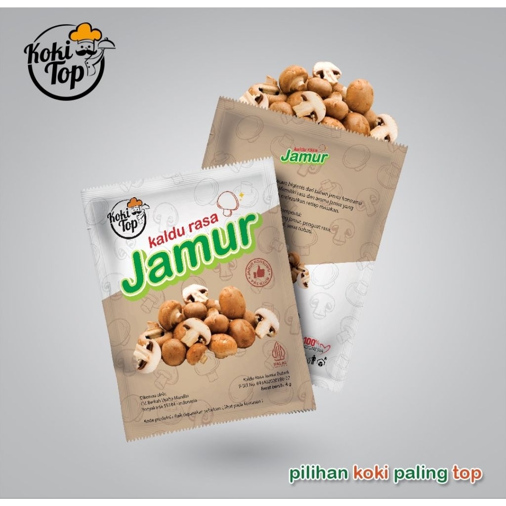

jamur bubuk koki top 1 renteng isi 12 pcs