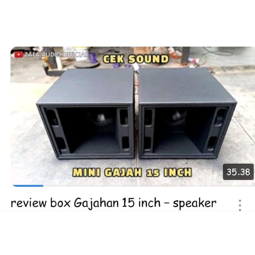 Box Speaker ANAK GAJAH 15 Inch