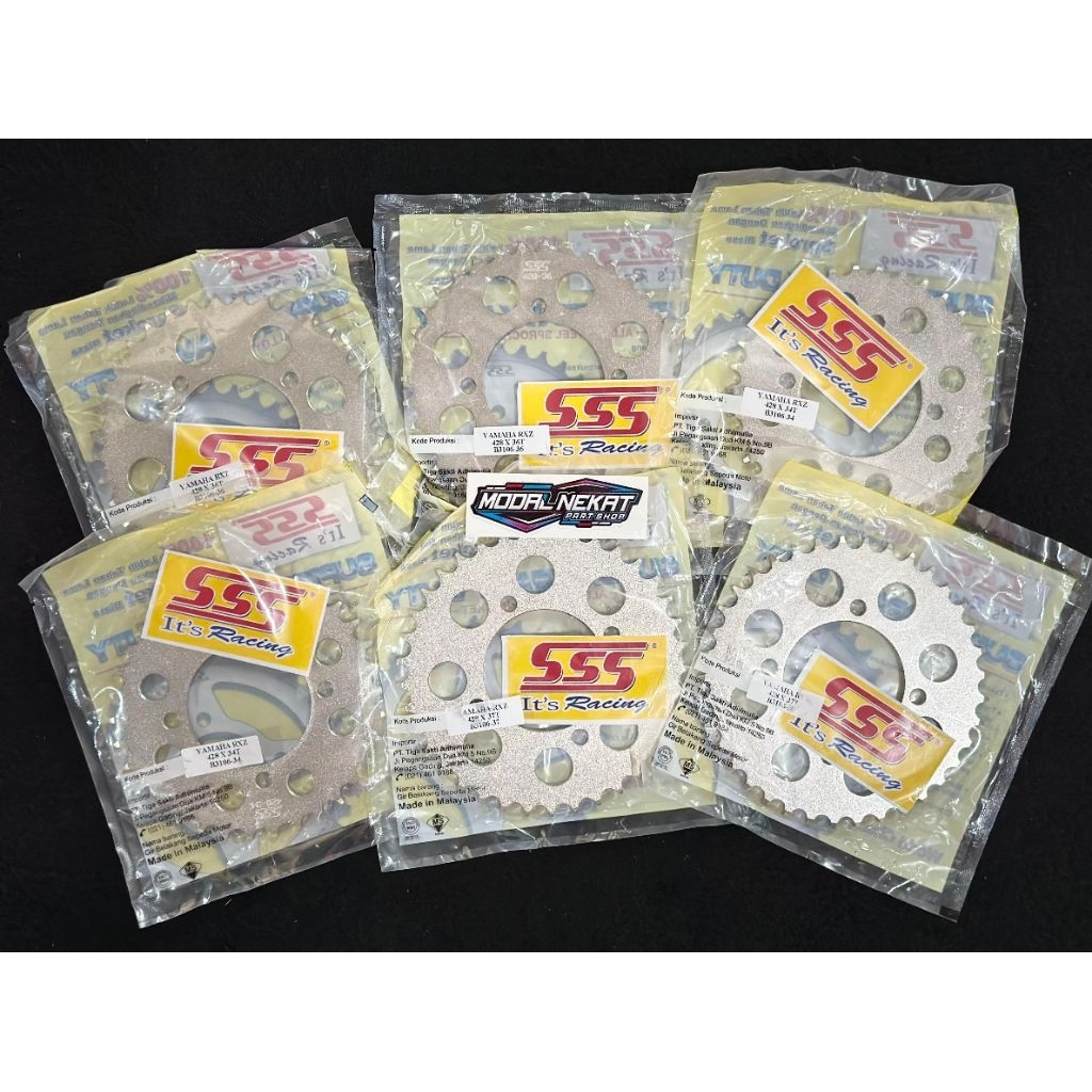 SSS Gear Belakang 428 RXZ RXK RX King Vega FizR Jupiter MX OLD