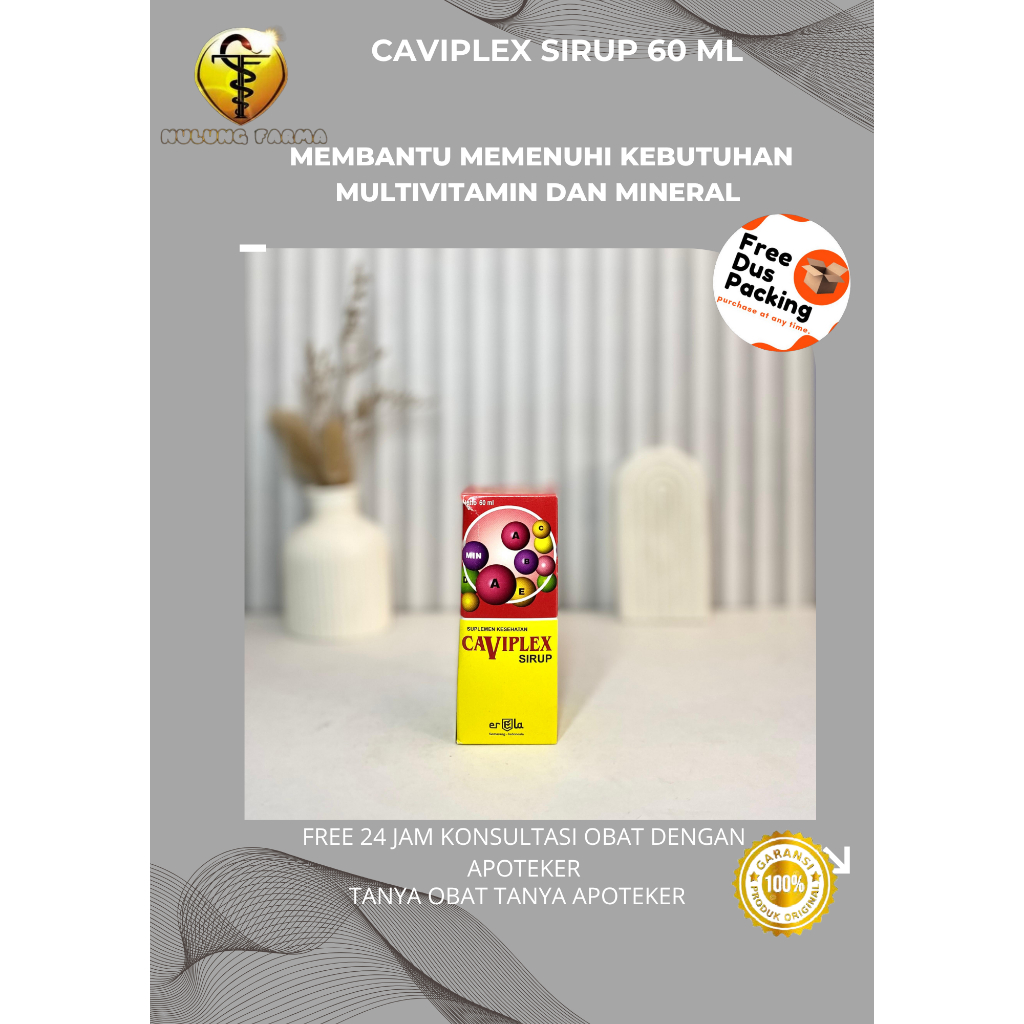 

CAVIPLEX SIRUP 60 ML MEMBANTU MEMENUHI KEBUTUHAN MULTIVITAMIN DAN MINERAL