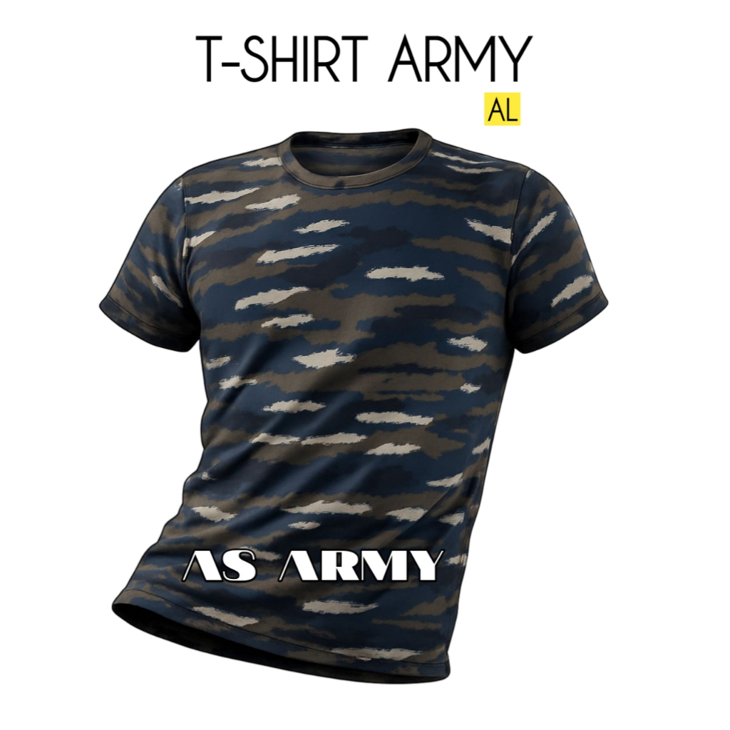 KAOS LORENG TNI KAOS LORENG PRIA LENGAN PENDEK BAJU TNI